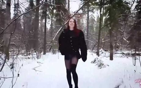 Порно видео зима